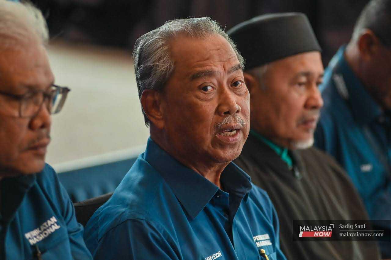 Pengerusi Perikatan Nasional Muhyiddin Yassin.