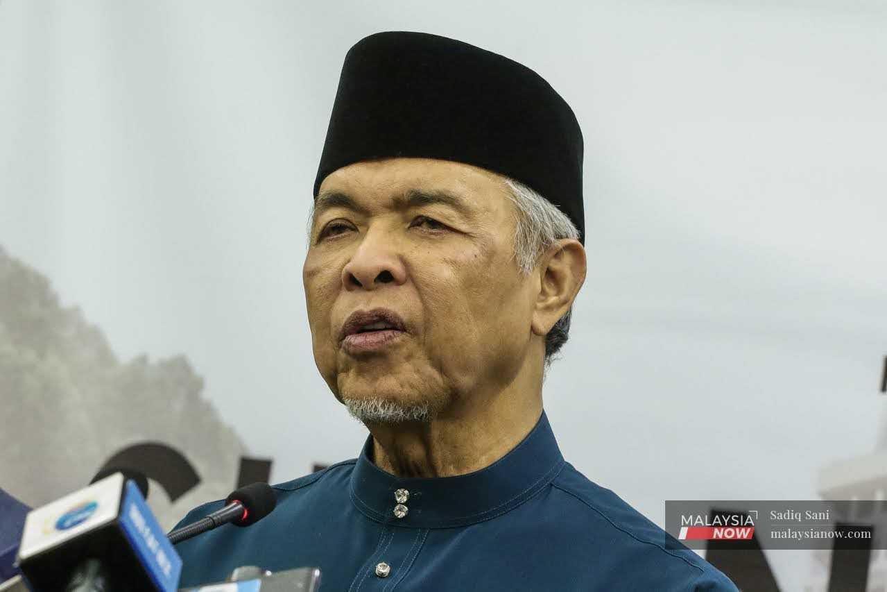 Umno president Ahmad Zahid Hamidi.
