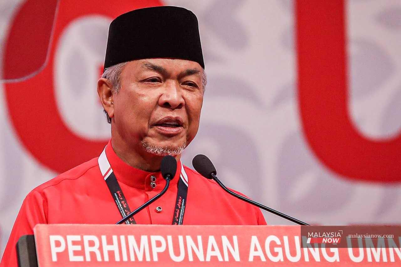 Presiden Umno Ahmad Zahid Hamidi.