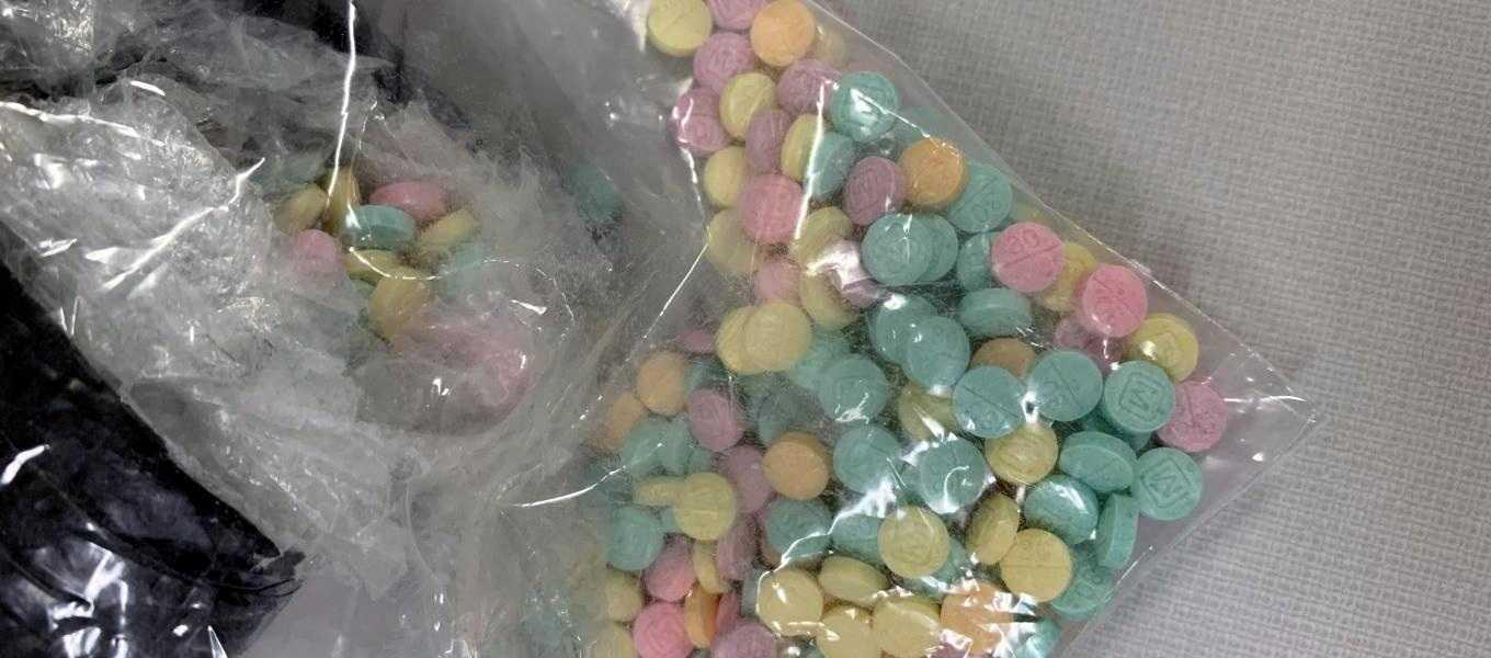 Fentanyl pills found by officers from the Drug Enforcement Administration are seen in this handout picture, in New York, US, Oct 4, 2022. Photo: Reuters