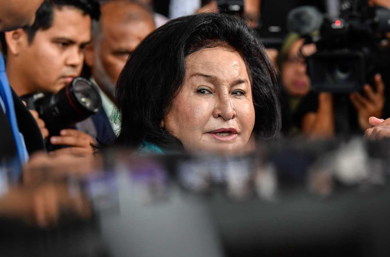 Rosmah Mansor, the wife of former prime minister Najib Razak. Photo: Bernama
