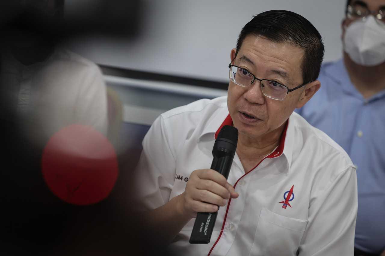 Pengerusi DAP Kebangsaan Lim Guan Eng. Gambar: Bernama