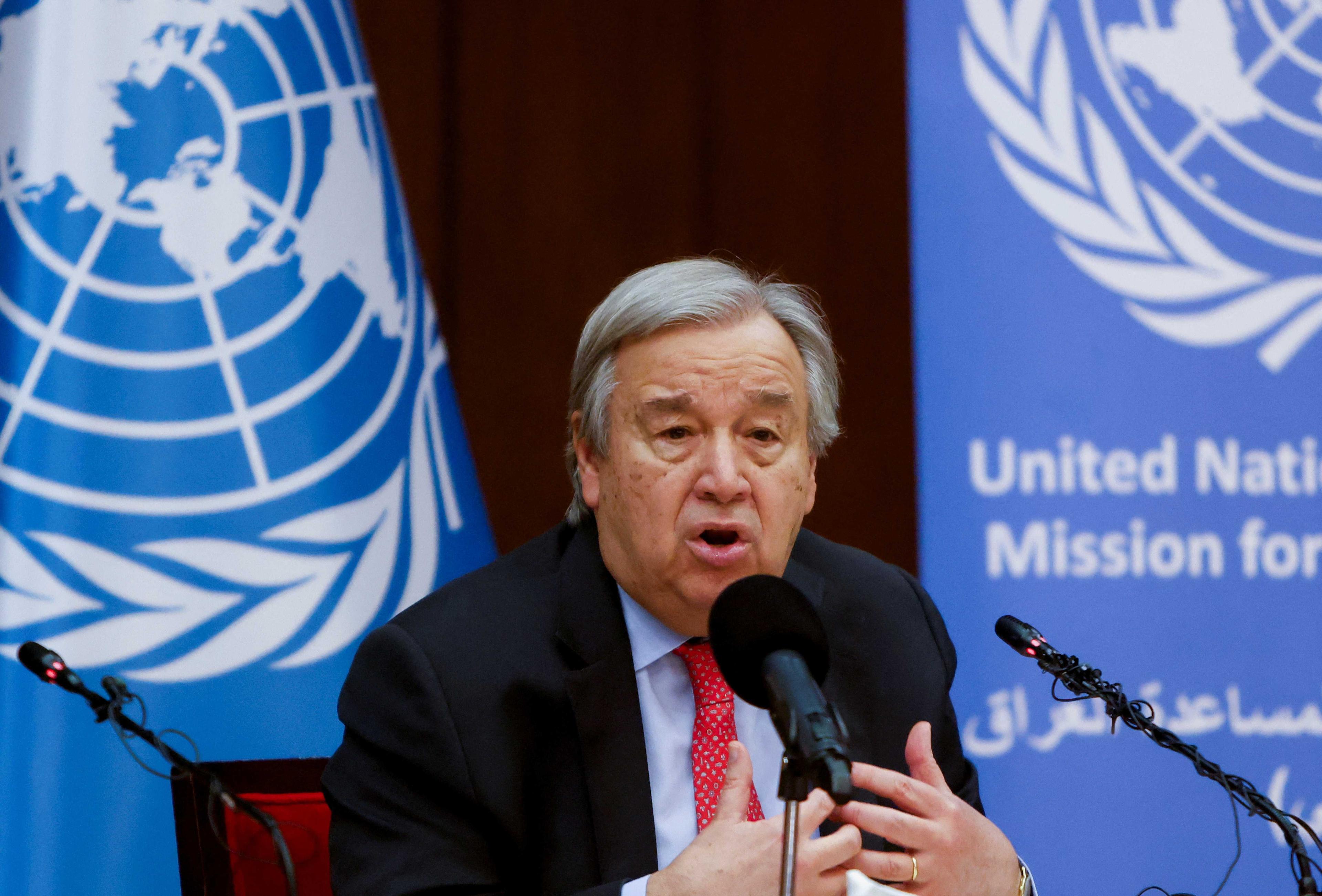 Setiausaha Agung Pertubuhan Bangsa-Bangsa Bersatu (PBB) António Guterres. Gambar: Reuters