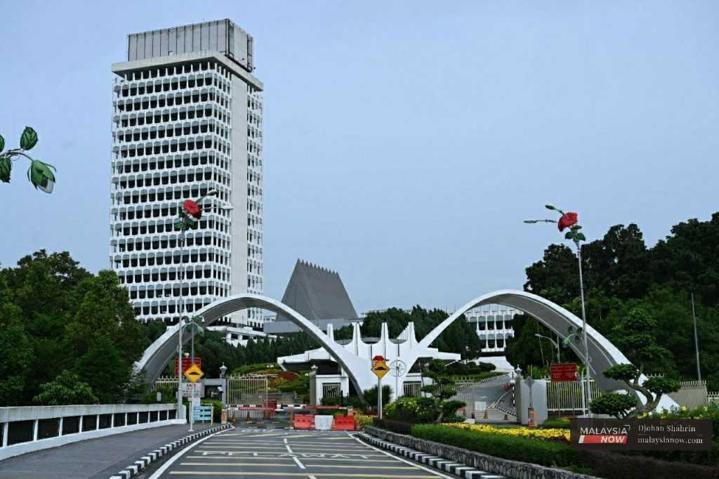 The Parliament building in Kuala Lumpur.