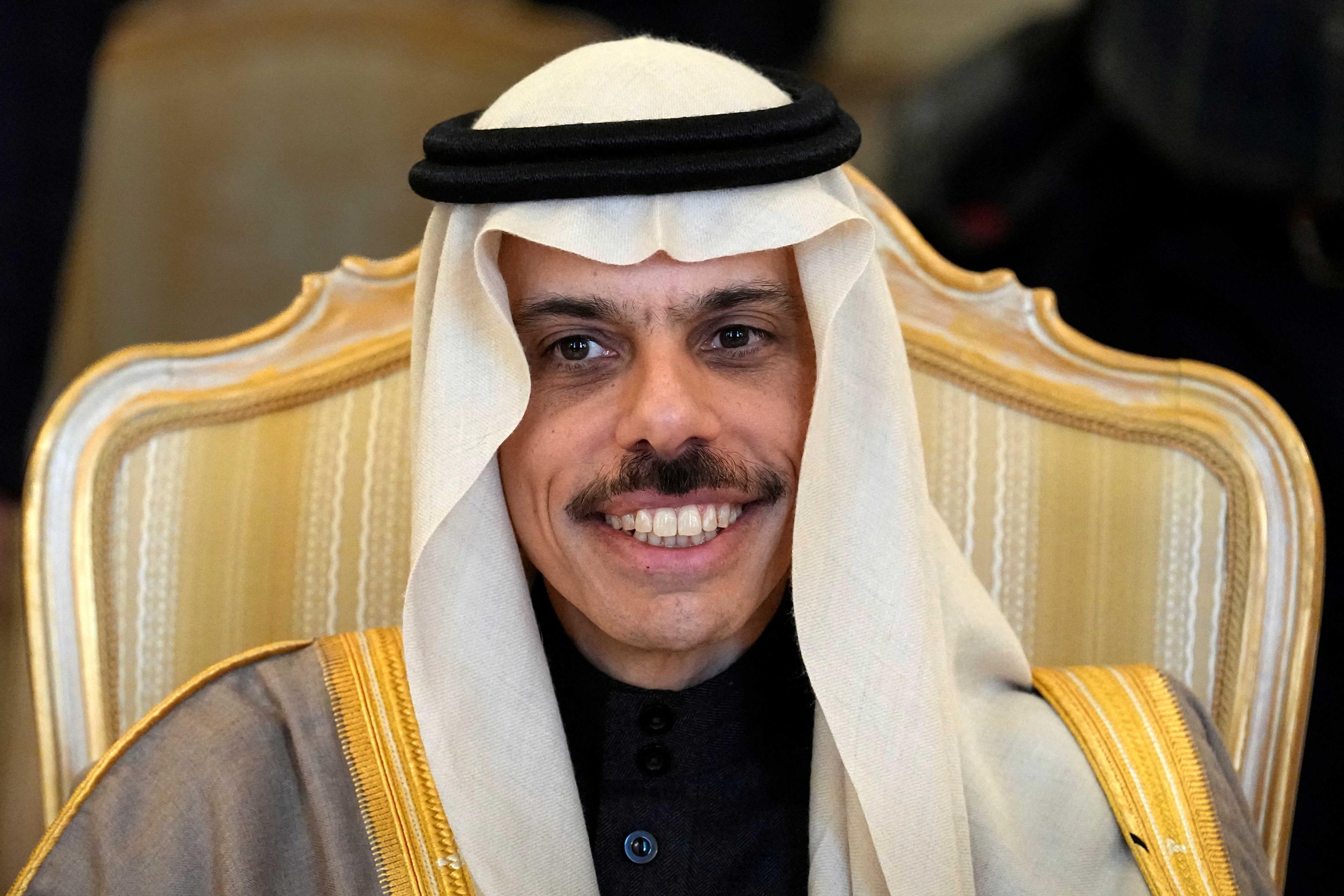 Saudi Arabia's Foreign Minister Prince Faisal bin Farhan Al Saud. Photo: Reuters