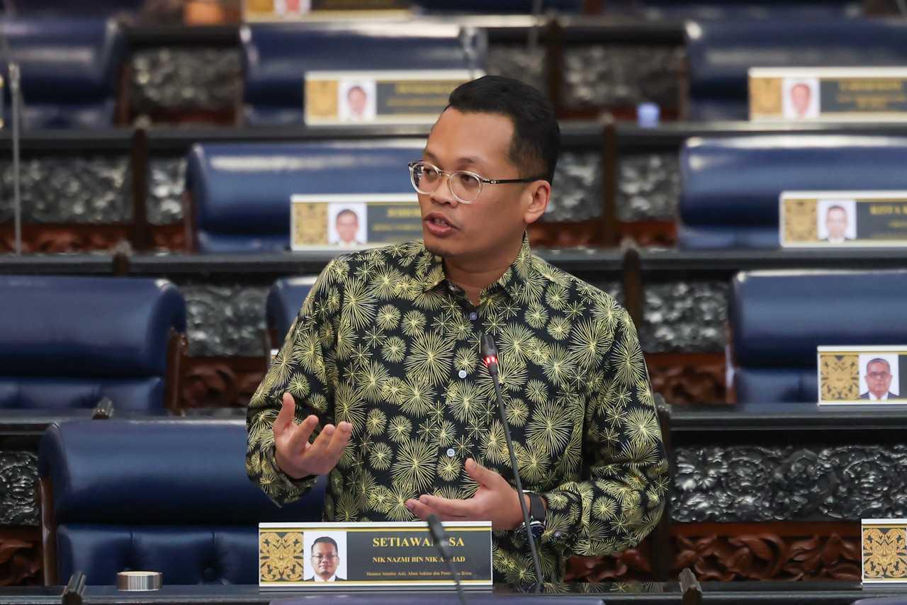 Menteri Sumber Asli, Alam Sekitar dan Perubahan Iklim Nik Nazmi Nik Ahmad. Gambar: Bernama