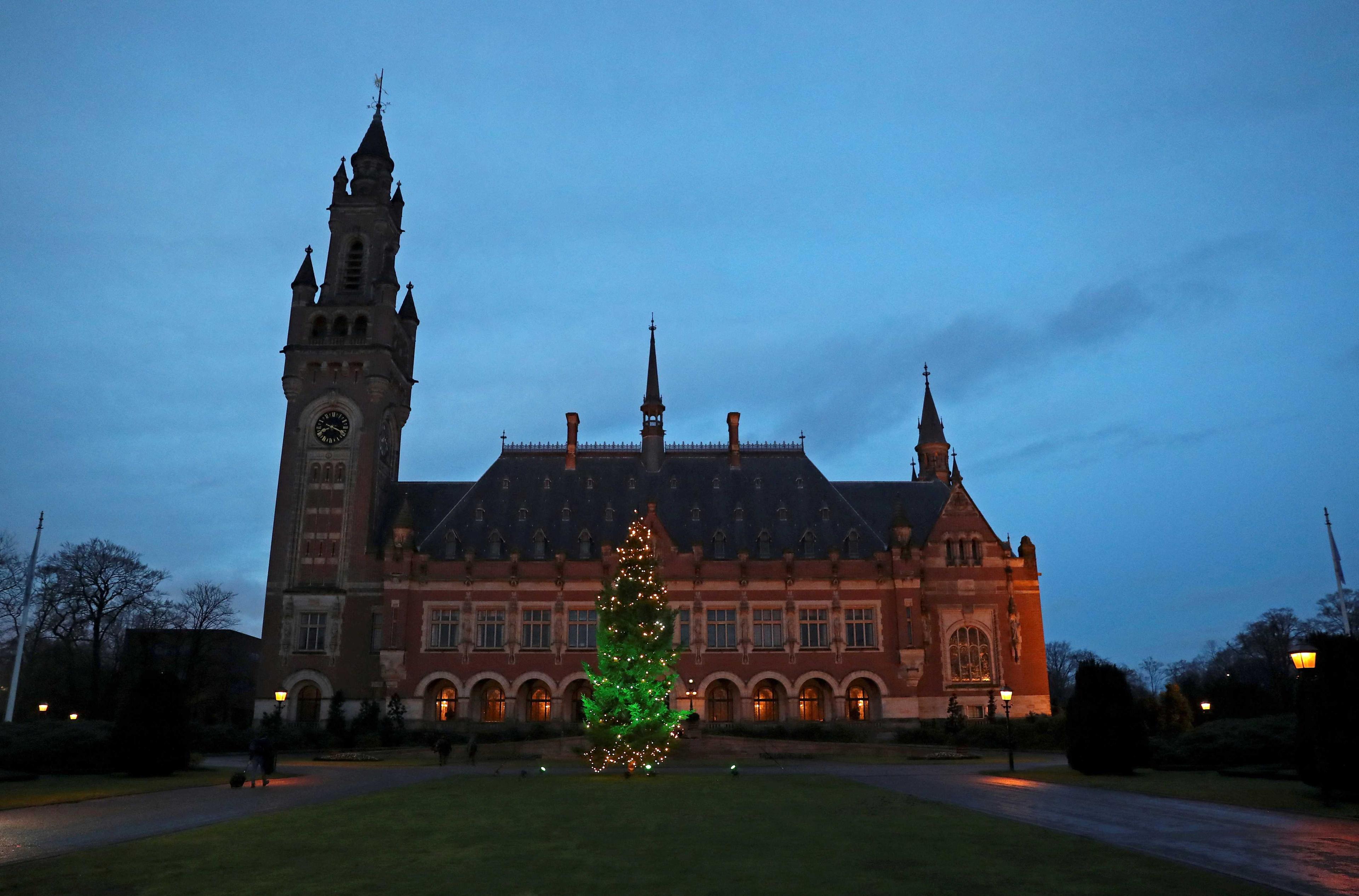 Bangunan Mahkamah Keadilan Antarabangsa (ICJ) di The Hague, Belanda 11 Disember 2019. Gambar: Reuters