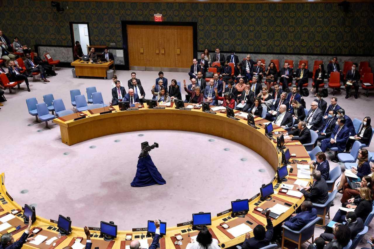 Members of the United Nations Security Council in New York, Sept 30, 2022. Photo: Reuters