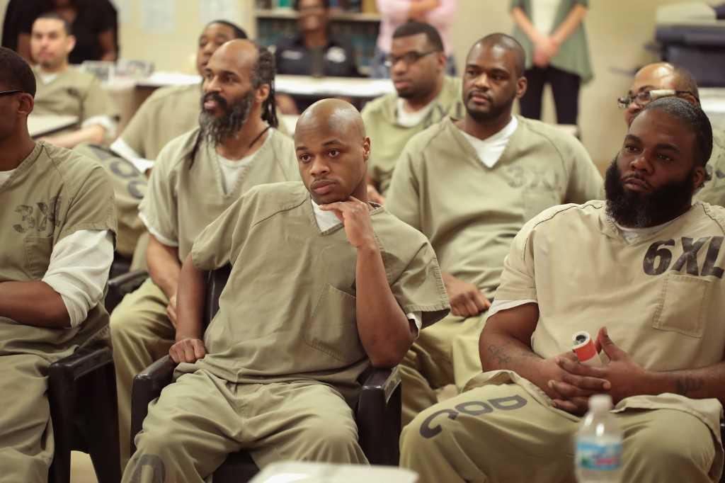 Inmates at the Cook County Jail on May 17, 2017 in Chicago, Illinois. Photo: AFP 