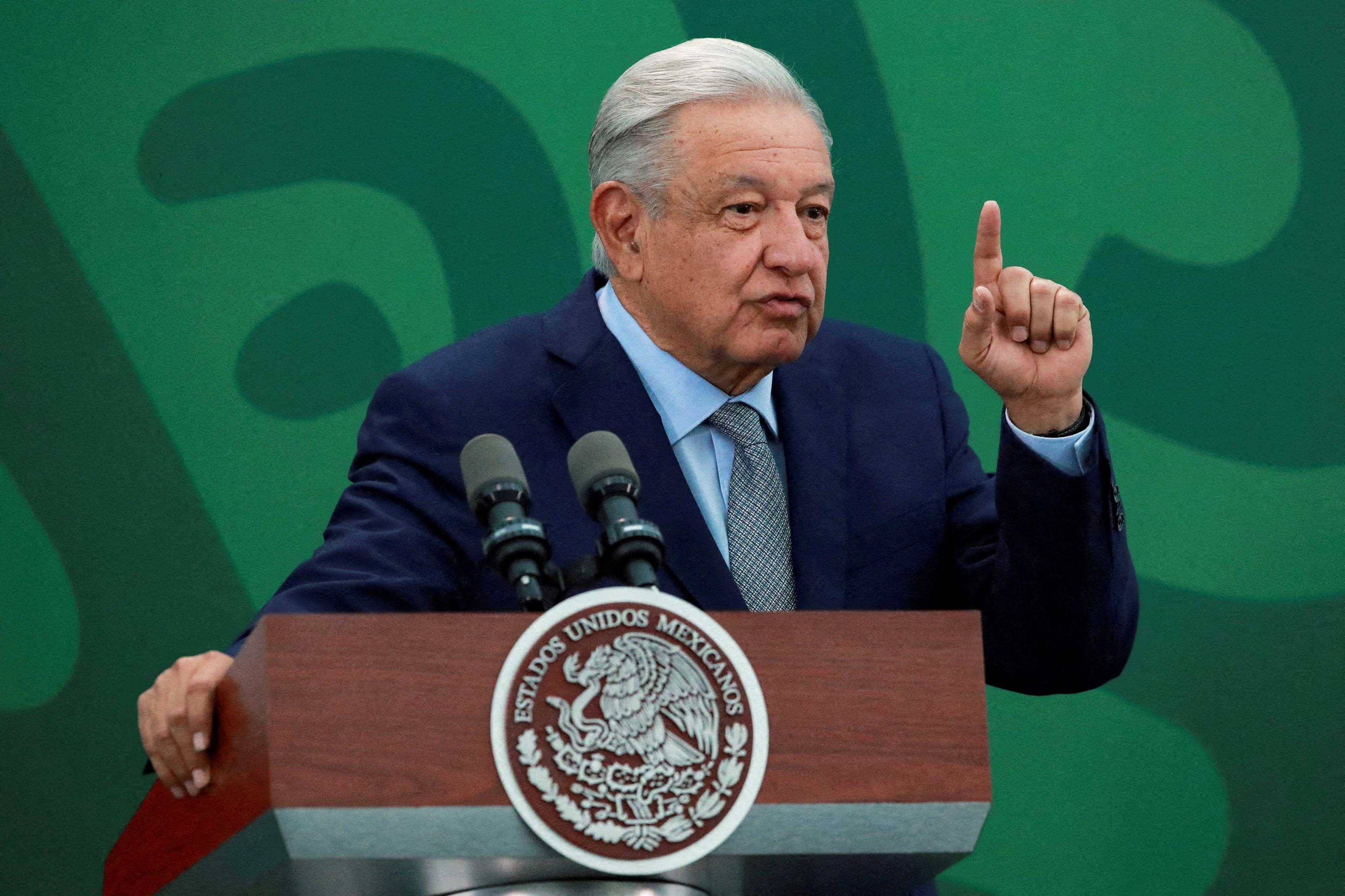 Mexico's President Andres Manuel Lopez Obrador. Photo: Reuters 