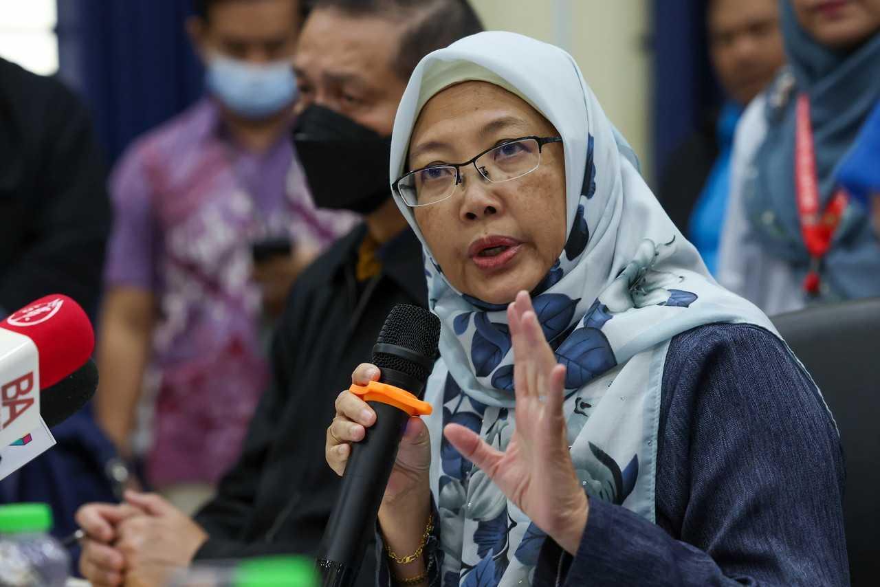 Menteri Kesihatan Dr Zaliha Mustafa. Gambar: Bernama