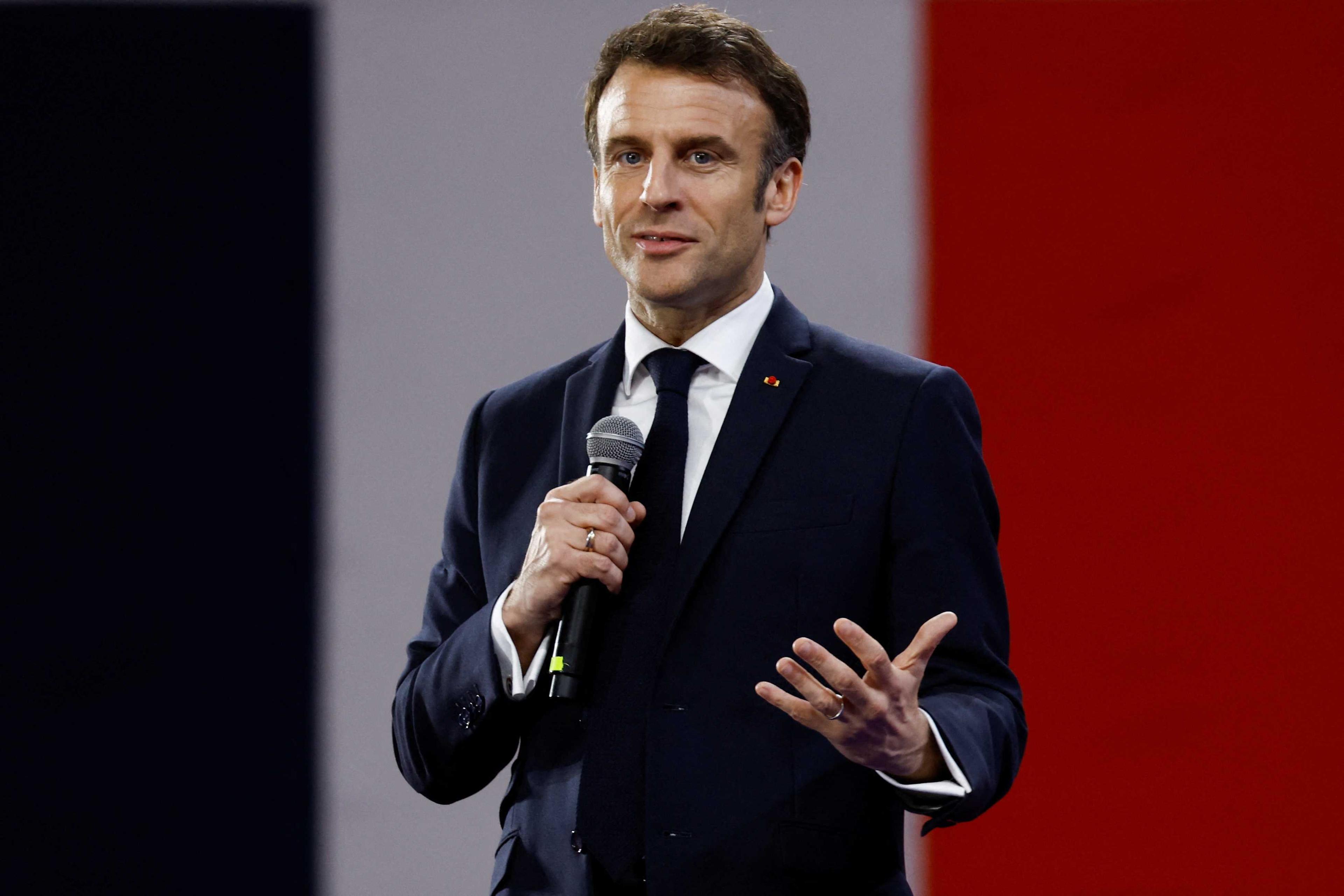 Presiden Perancis Emmanuel Macron. Gambar: Reuters