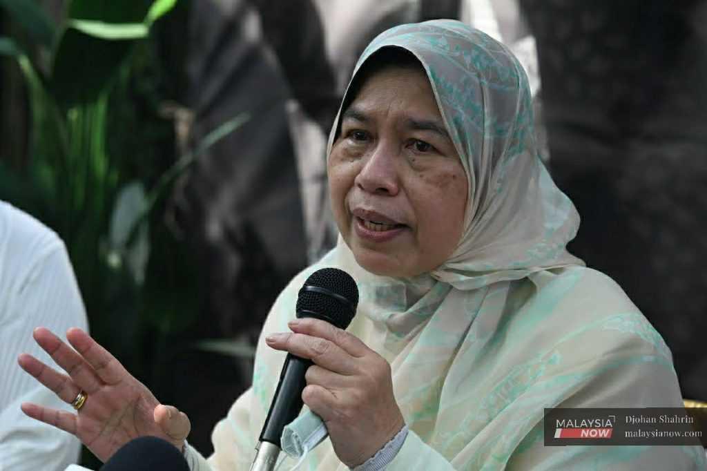 Former Ampang MP Zuraida Kamaruddin. 