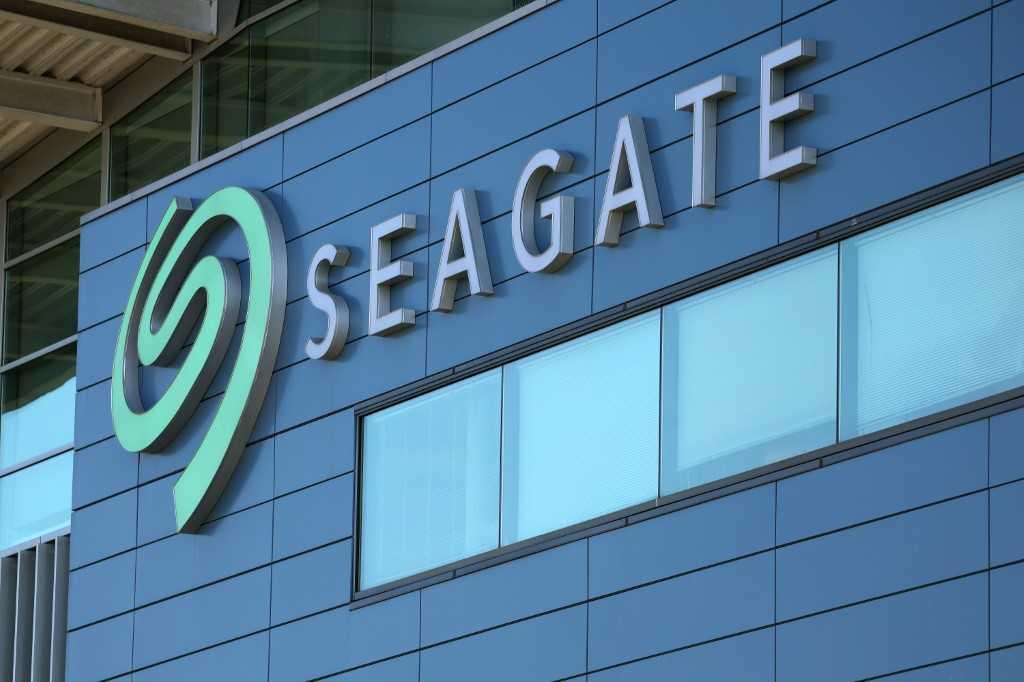 An exterior view of a Seagate office on Oct 26, 2022 in Fremont, California. Photo: AFP 