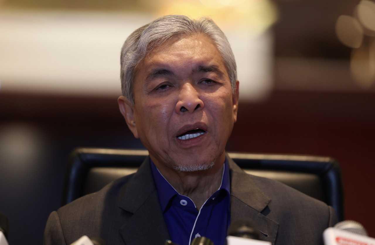 Umno president Ahmad Zahid Hamidi. Photo: Bernama