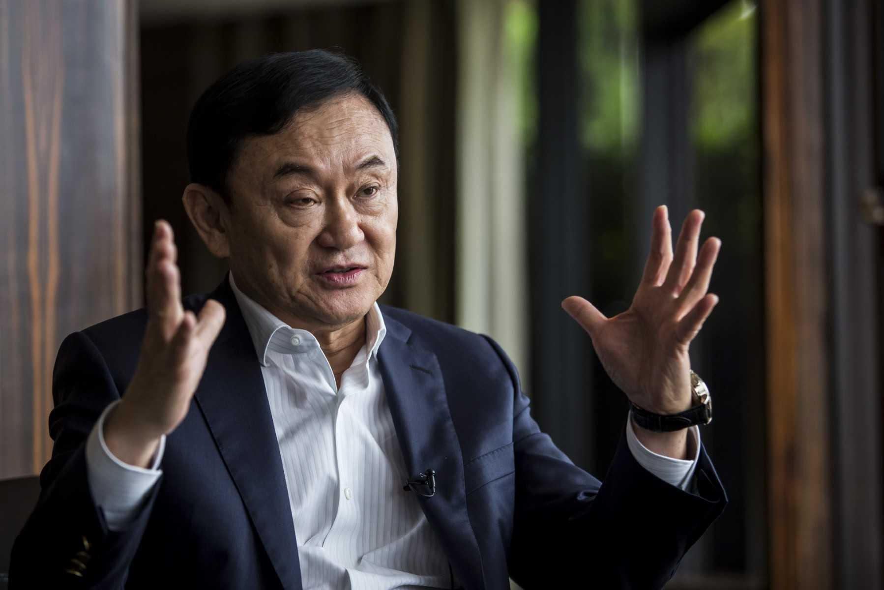 Exiled former Thai prime minister Thaksin Shinawatra. Photo: AFP
