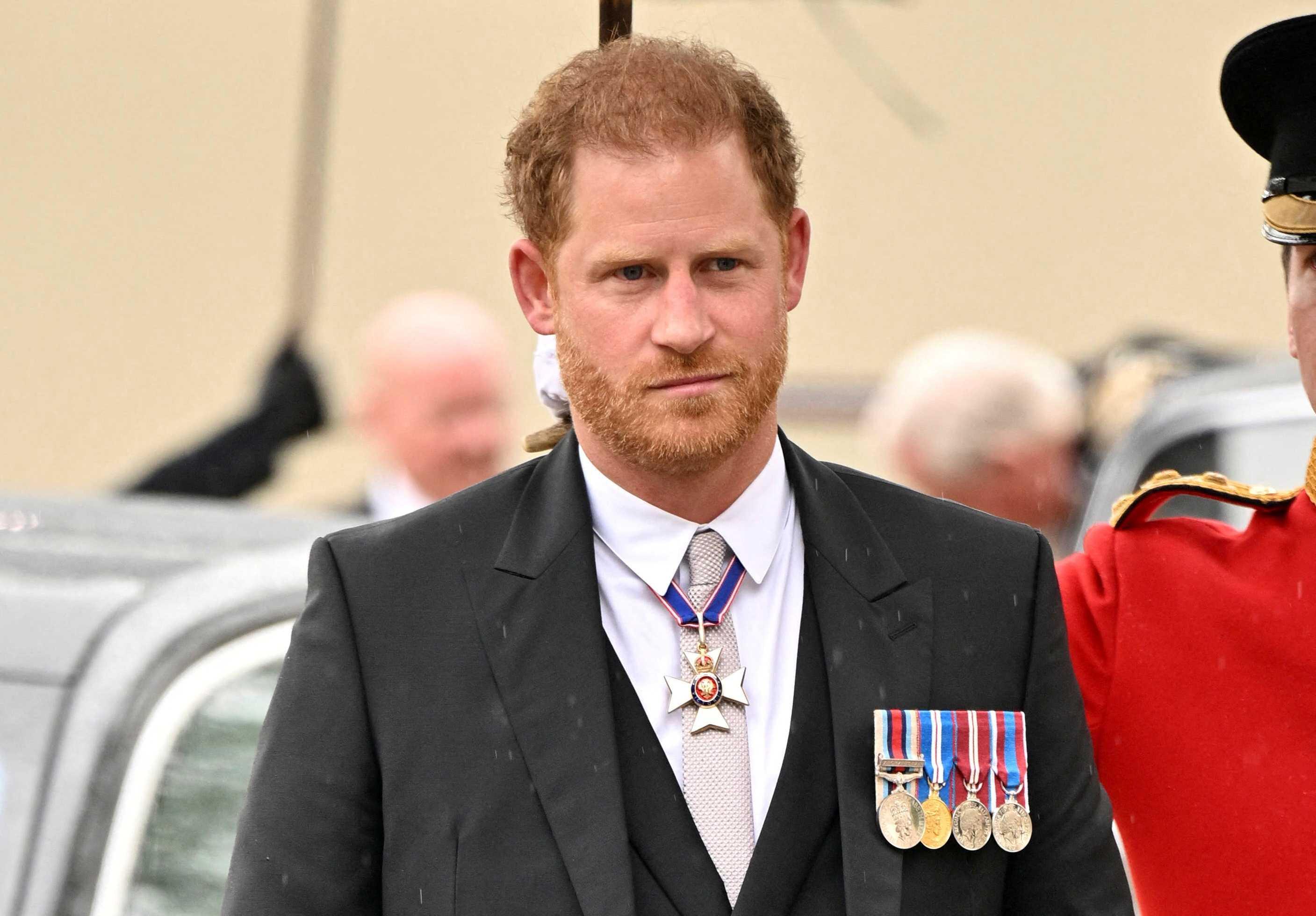 Prince Harry arrives for the coronation of King Charles at Westminster Abbey, London, Britain, May 6. Photo: Reuters
