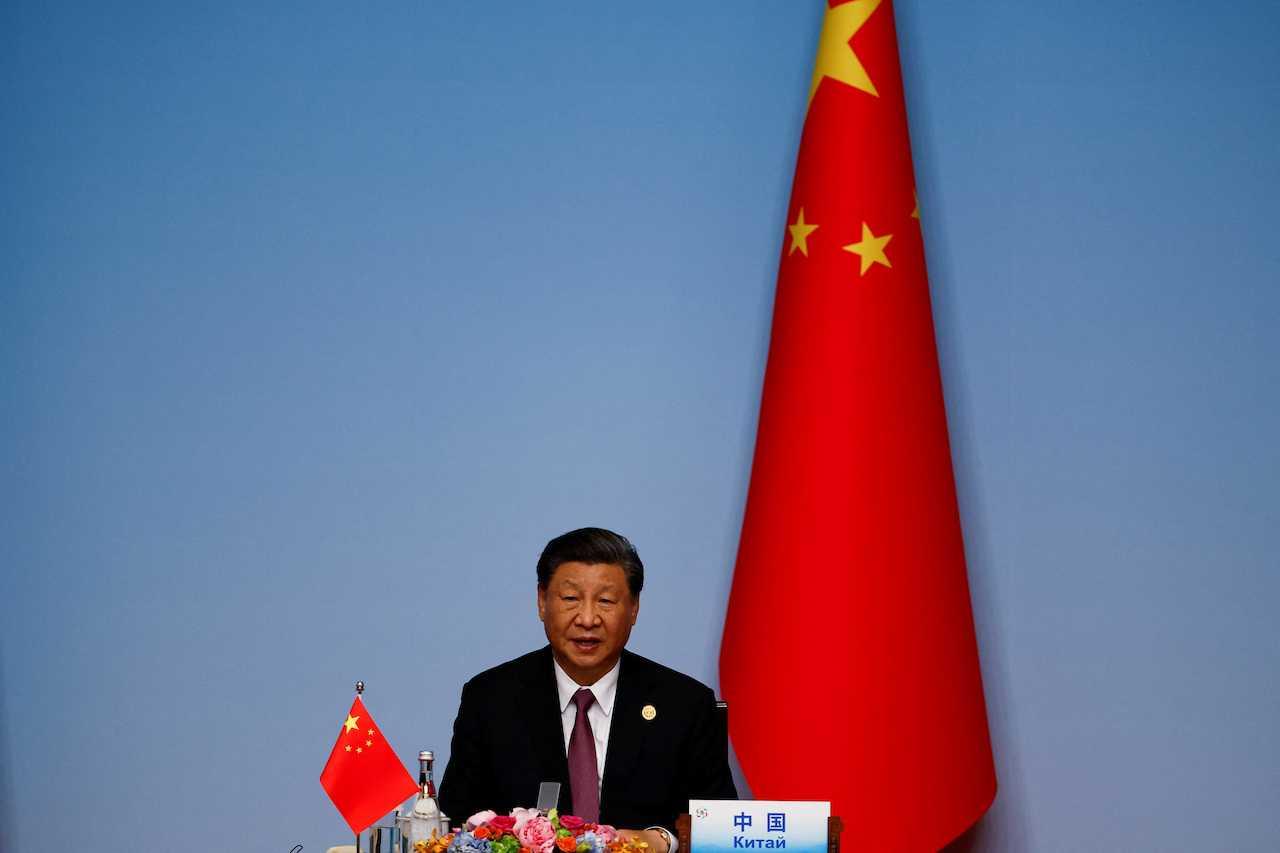 Chinese President Xi Jinping speaks during the joint press conference for the China-Central Asia Summit in Xi'an, Shaanxi province, China, May 19. Photo: Reuters
