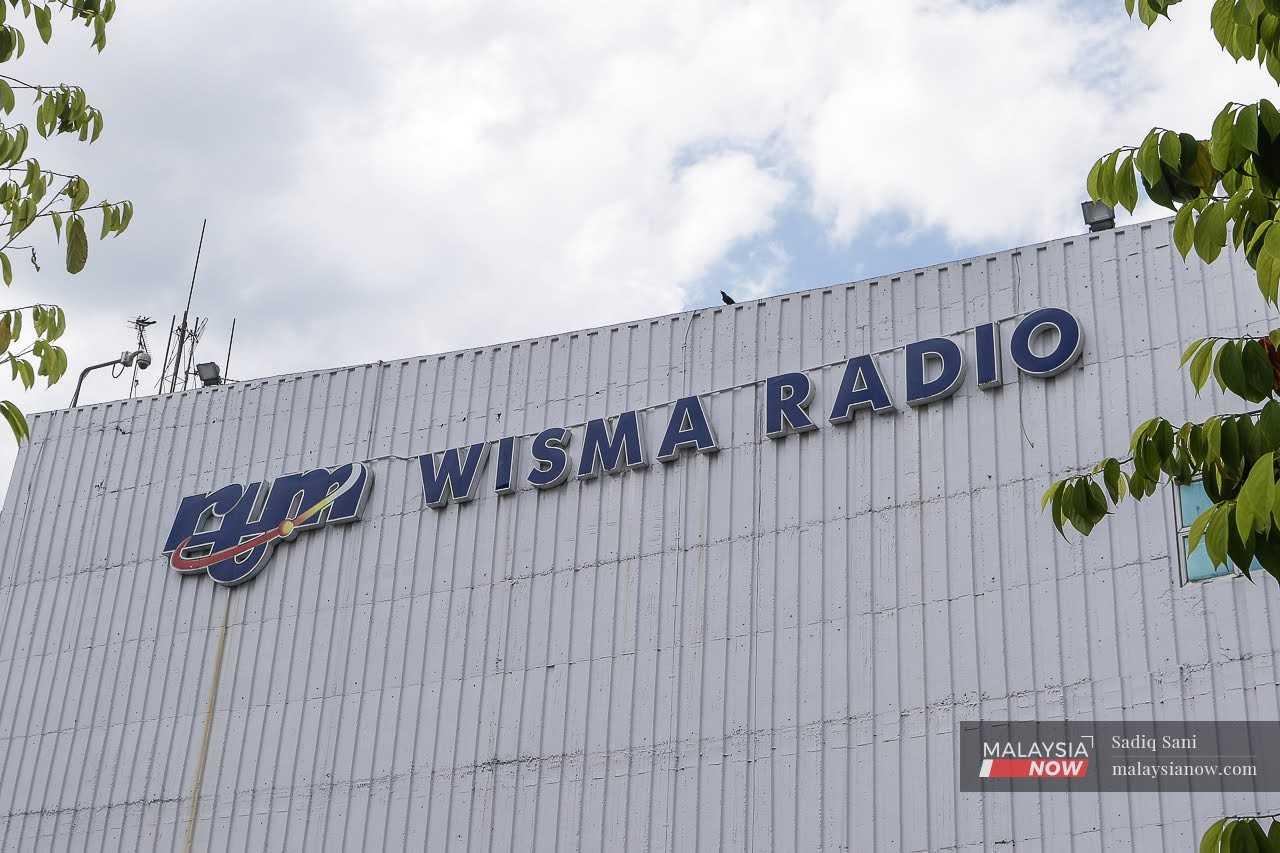 Wisma Radio RTM di Angkasapuri, Kuala Lumpur.