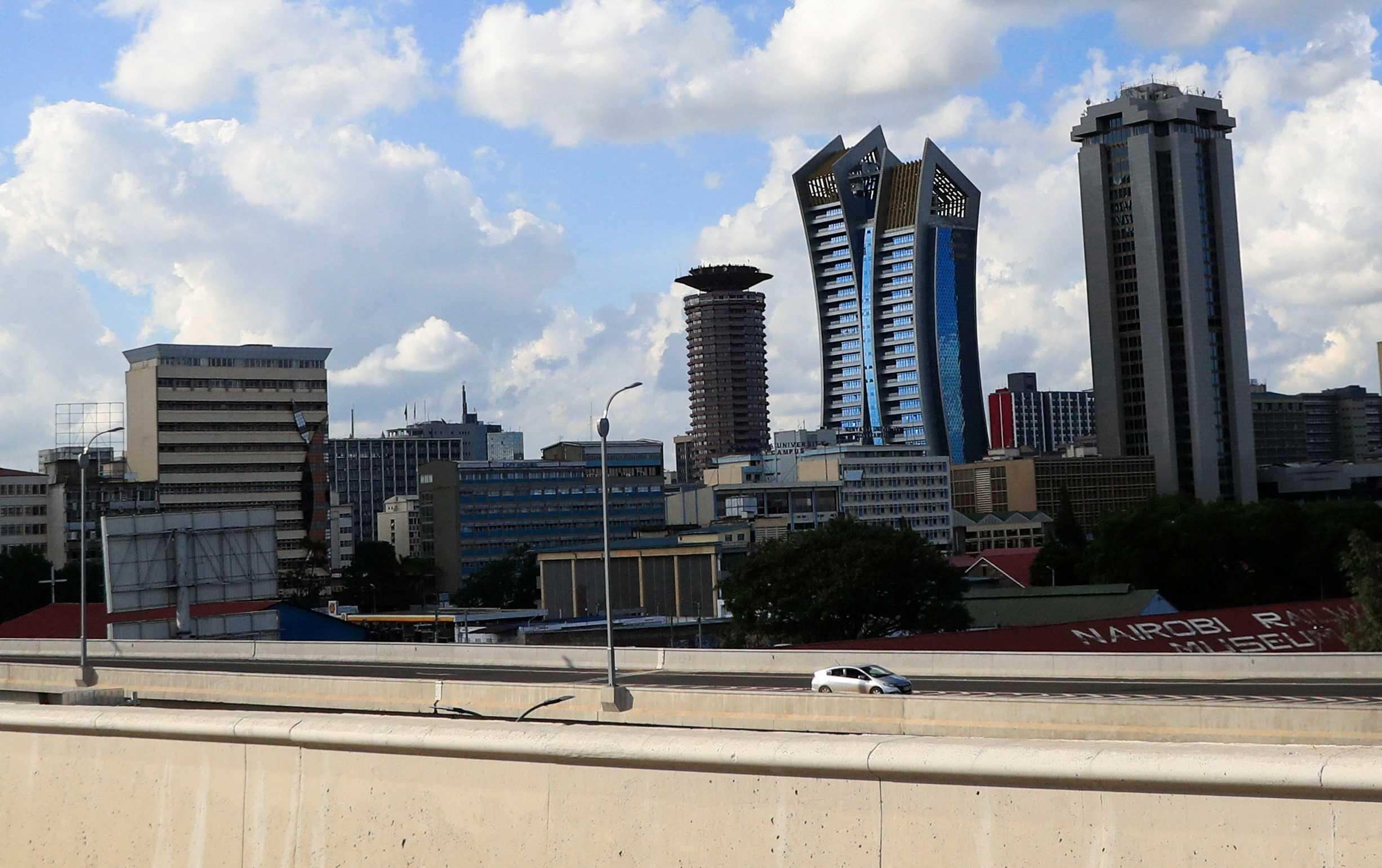 A view shows the cityscape on the Nairobi Expressway undertaken by the China Road and Bridge Corporation on a public-private partnership basis, along Uhuru highway in Nairobi, Kenya May 7. Photo: Reuters