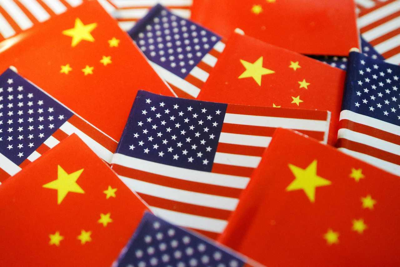Flags of US and China are seen in this illustration picture taken Aug 2, 2022. Photo: Reuters