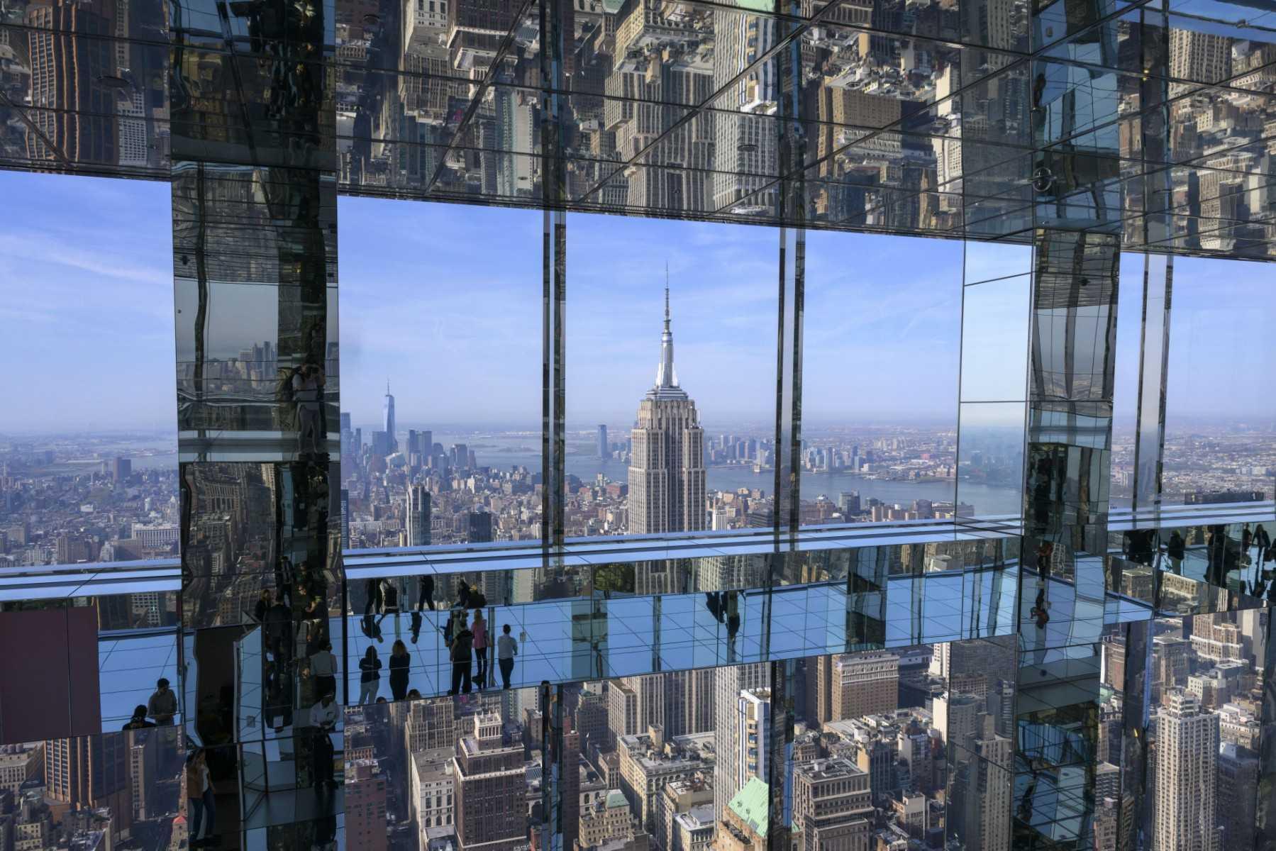 A view of the Empire State Building from Summit One Vanderbilt on April 14, in New York City. Photo: AFP