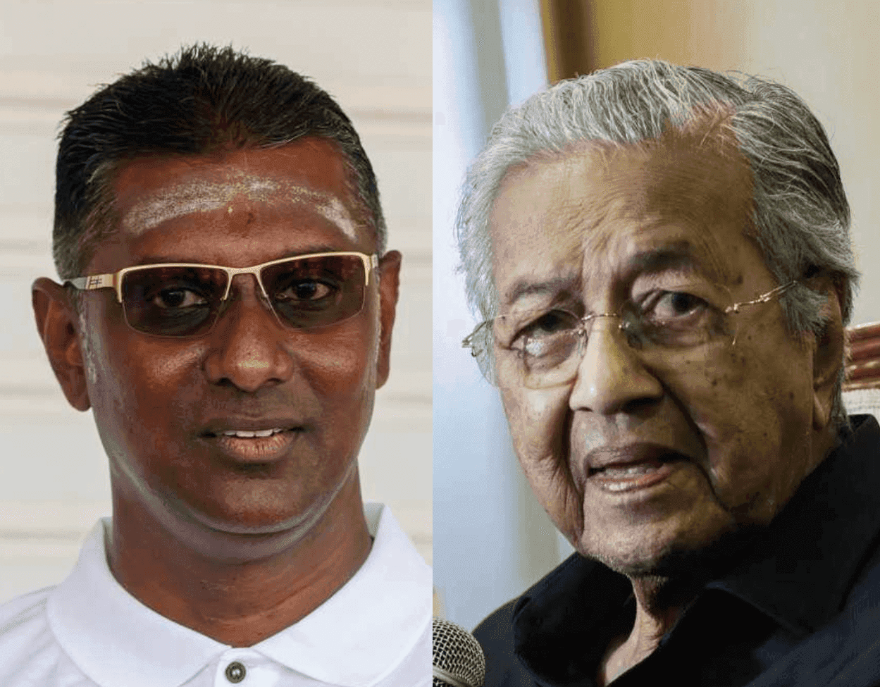 RSN Rayer dan Dr Mahathir Mohamad.