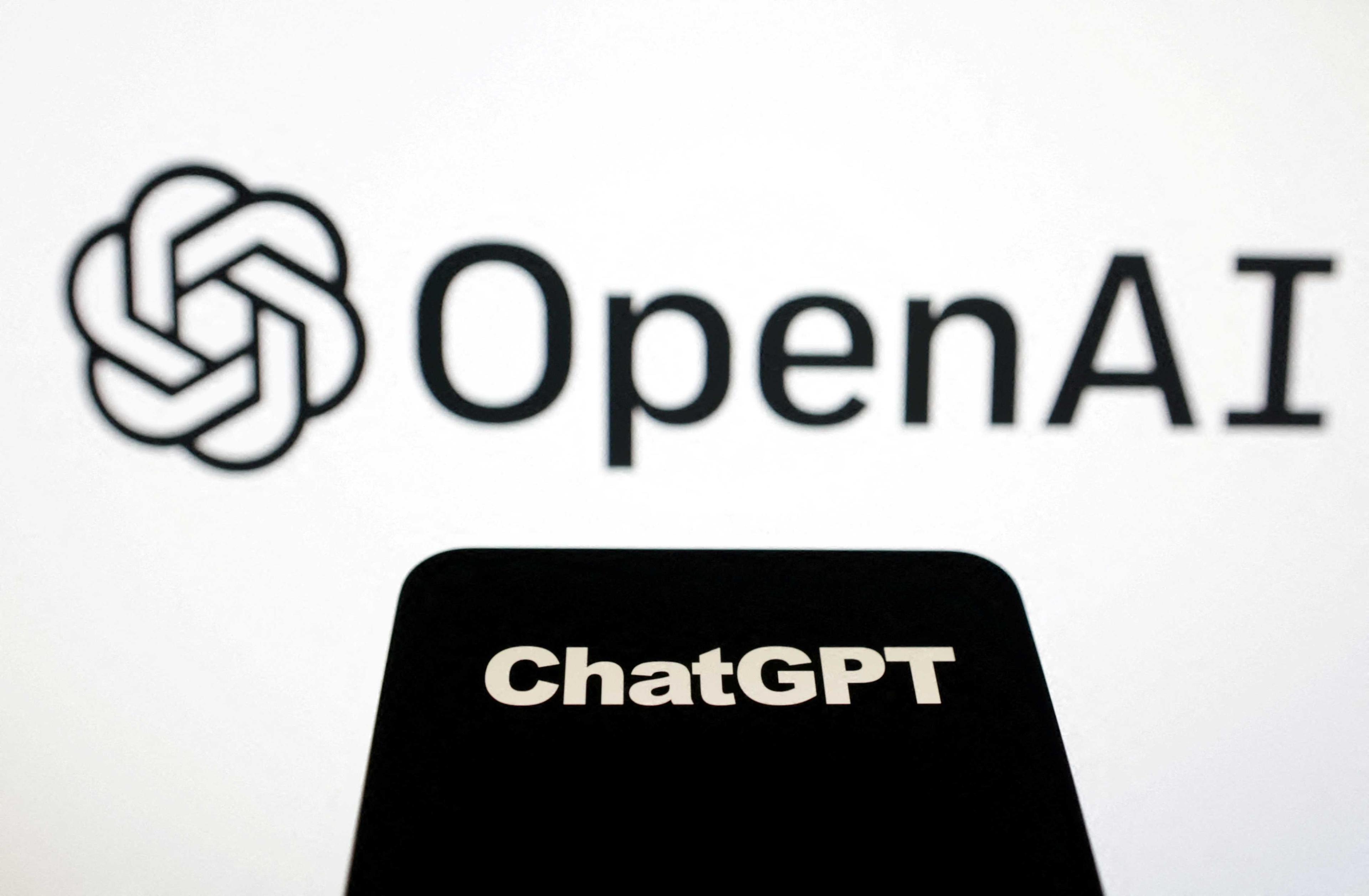 Logo OpenAI dan ChatGPT dilihat dalam ilustrasi ini diambil, 3 Februari. Gambar: Reuters
