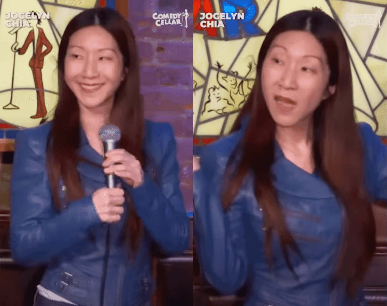 Stand-up comedian Jocelyn Chia.
