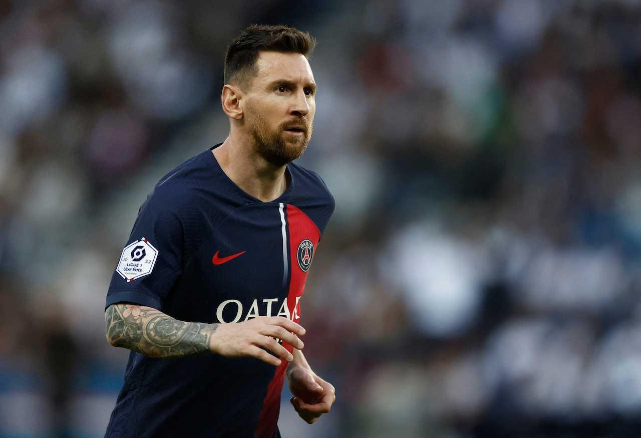 Paris St Germain's Lionel Messi. Photo: Reuters