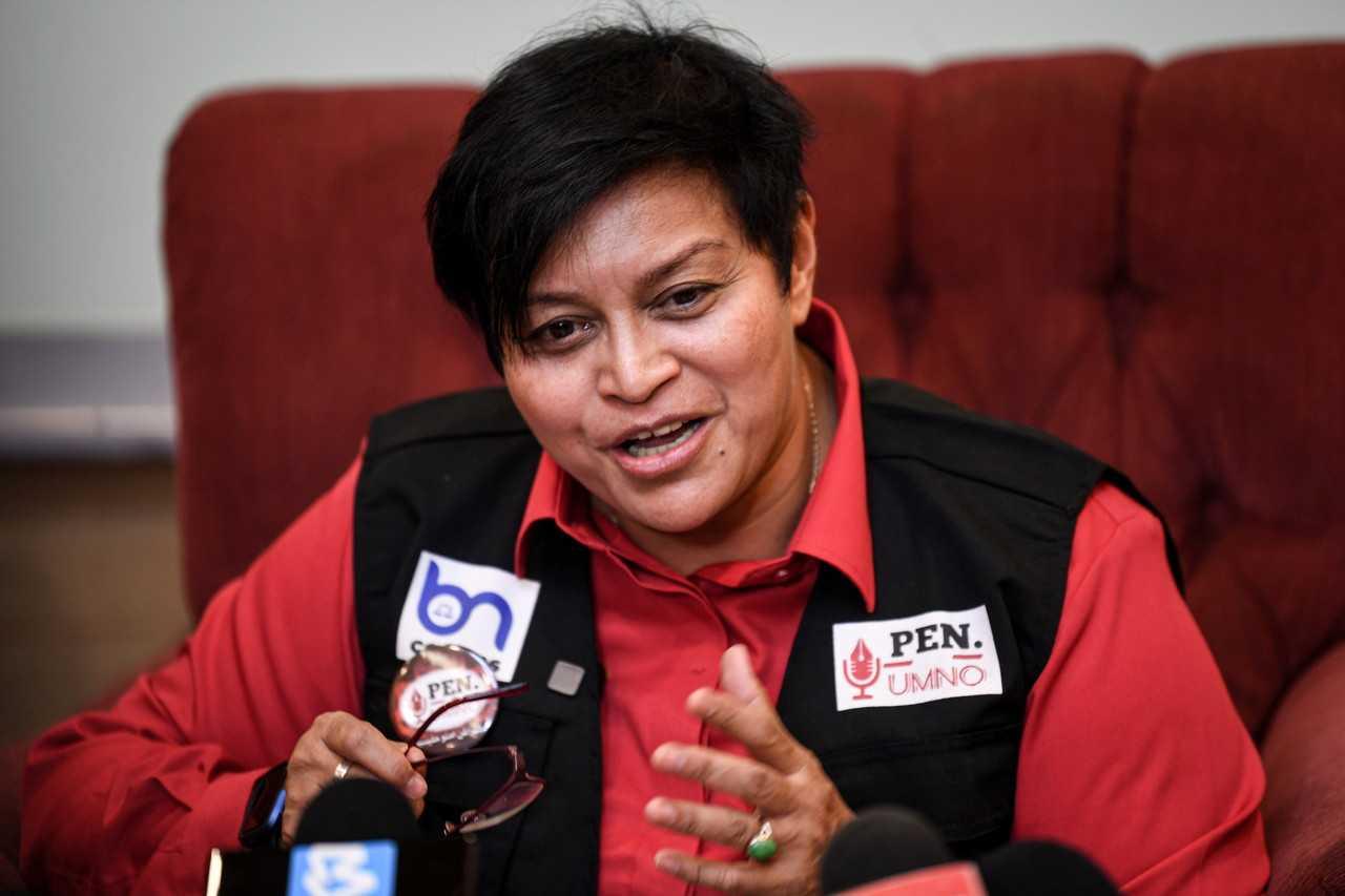Minister in the Prime Minister's Department (Law and Institutional Reform) Azalina Othman Said during a press conference at the World Trade Centre in Kuala Lumpur today. Photo: Bernama