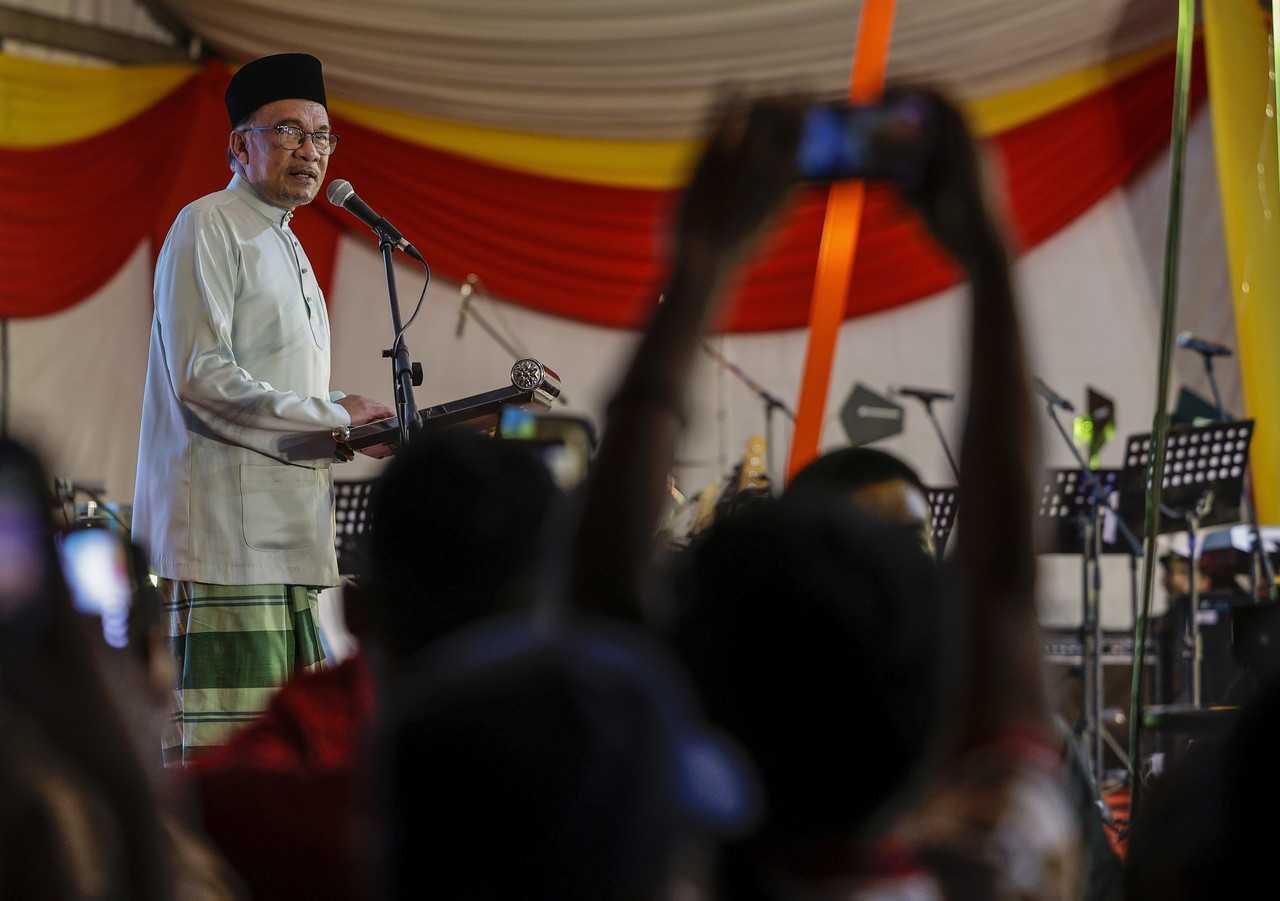 Perdana Menteri Anwar Ibrahim. Gambar: Bernama