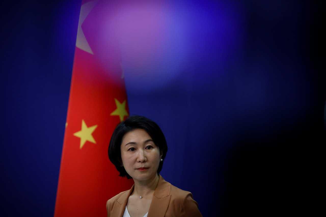 China's foreign ministry spokesman Mao Ning attends a press conference in Beijing, June 21. Photo: Reuters