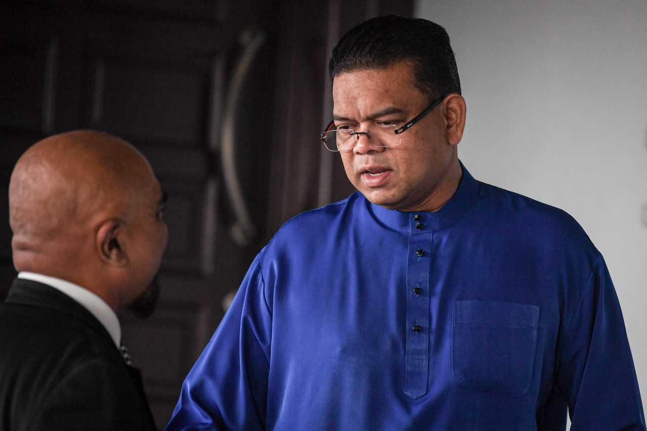 Umno Supreme Council member Lokman Noor Adam at the Kuala Lumpur Sessions Court today, June 23, 2023. Photo: Bernama
