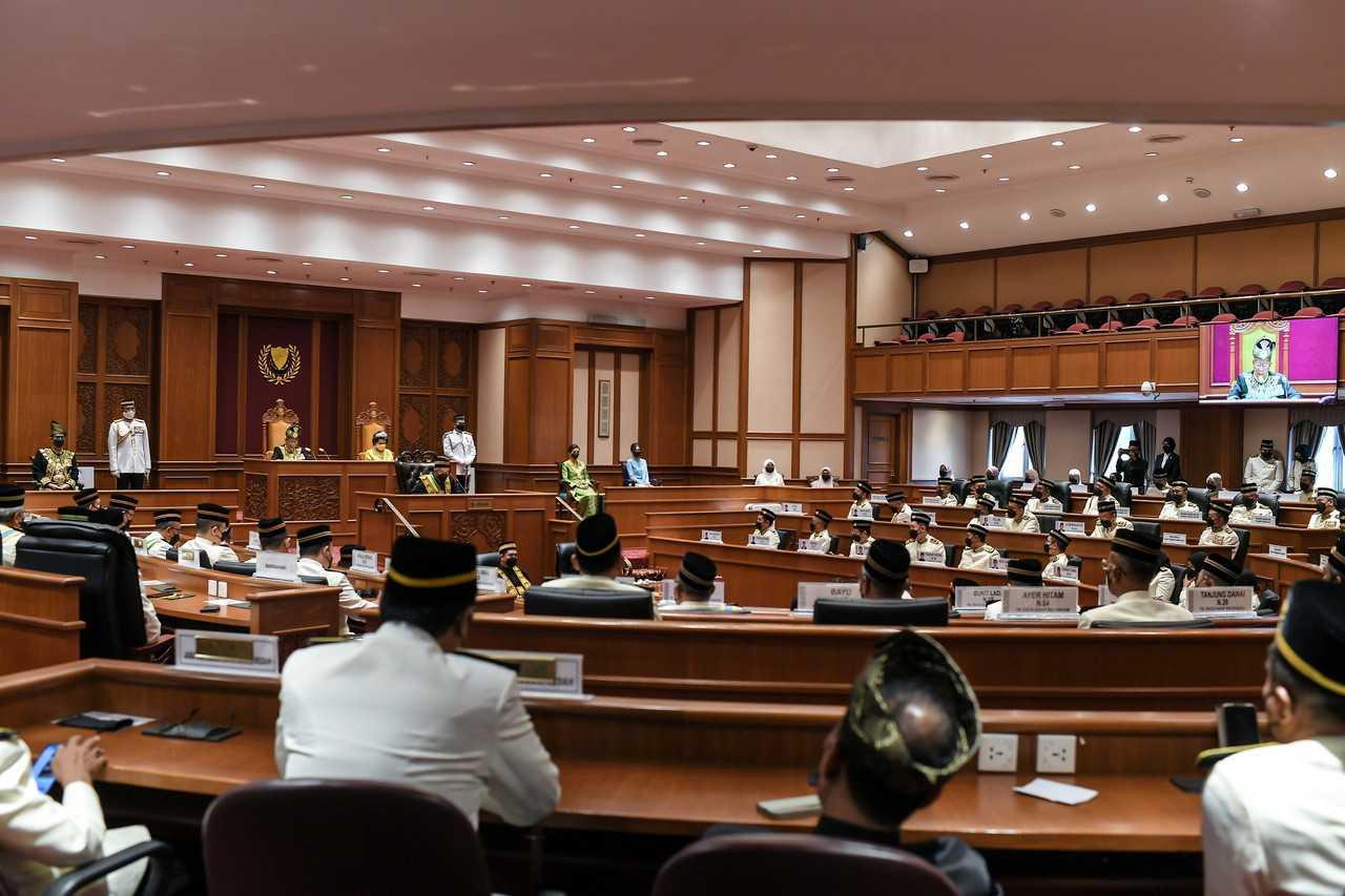Assemblymen attend a sitting of the Kedah legislative assembly in this file photo. Photo: Bernama