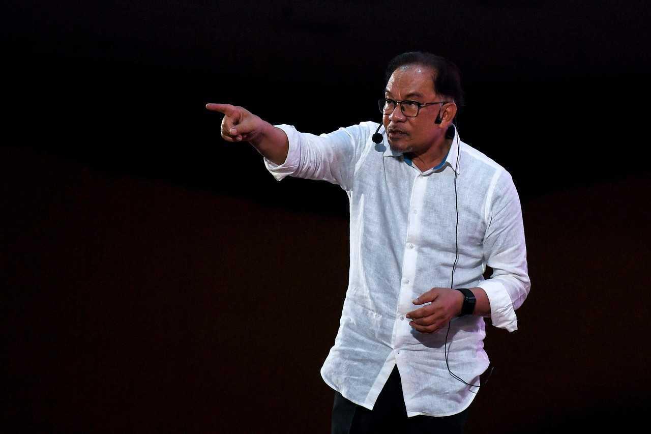 Perdana Menteri Anwar Ibrahim. Gambar: Bernama