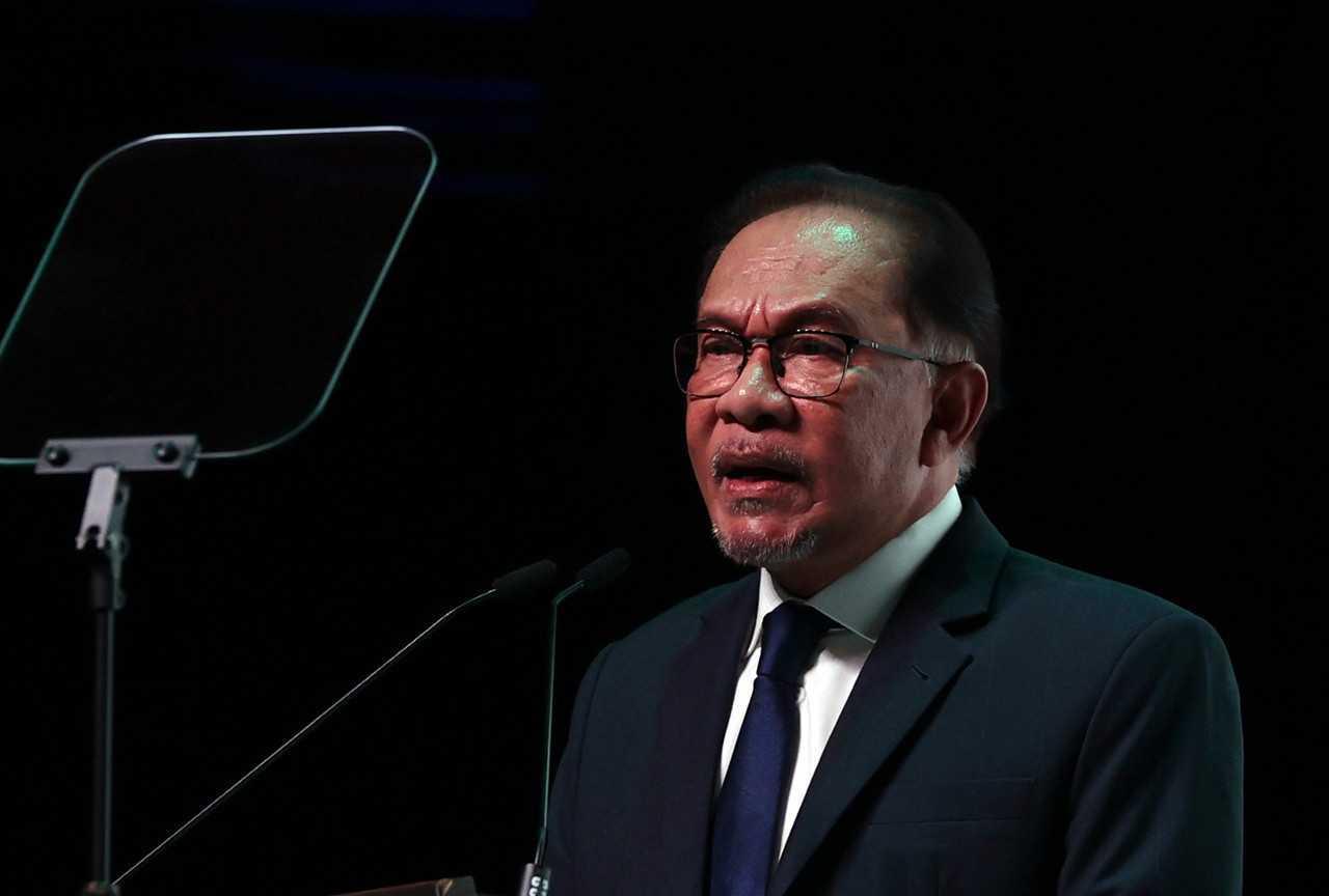 Perdana Menteri Anwar Ibrahim. Gambar: Bernama