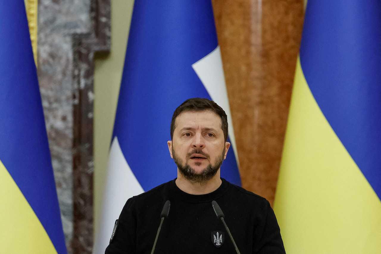 Presiden Ukraine Volodymyr Zelensky. Gambar: Reuters