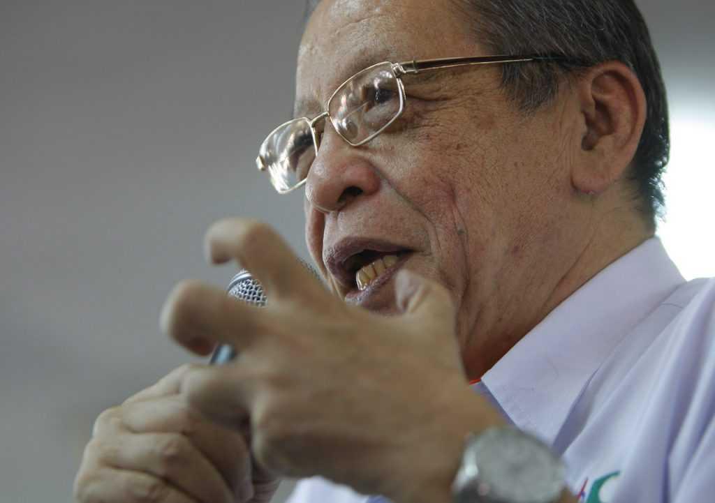 Veteran DAP Lim Kit Siang. Gambar: Bernama