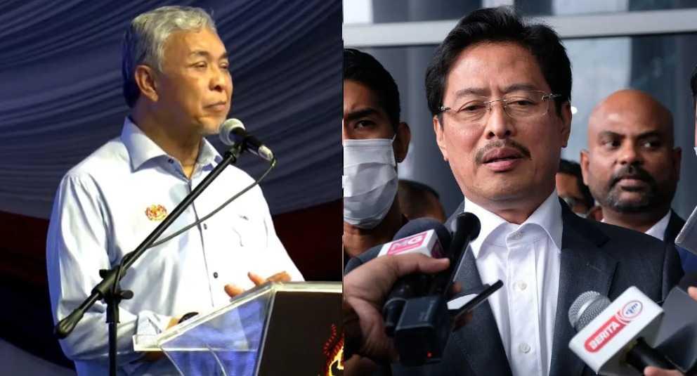 Timbalan Perdana Menteri, Ahmad Zahid Hamidi dan Ketua Persuruhjaya Suruhanjaya Pencegahan Rasuah Malaysia Azam Baki.