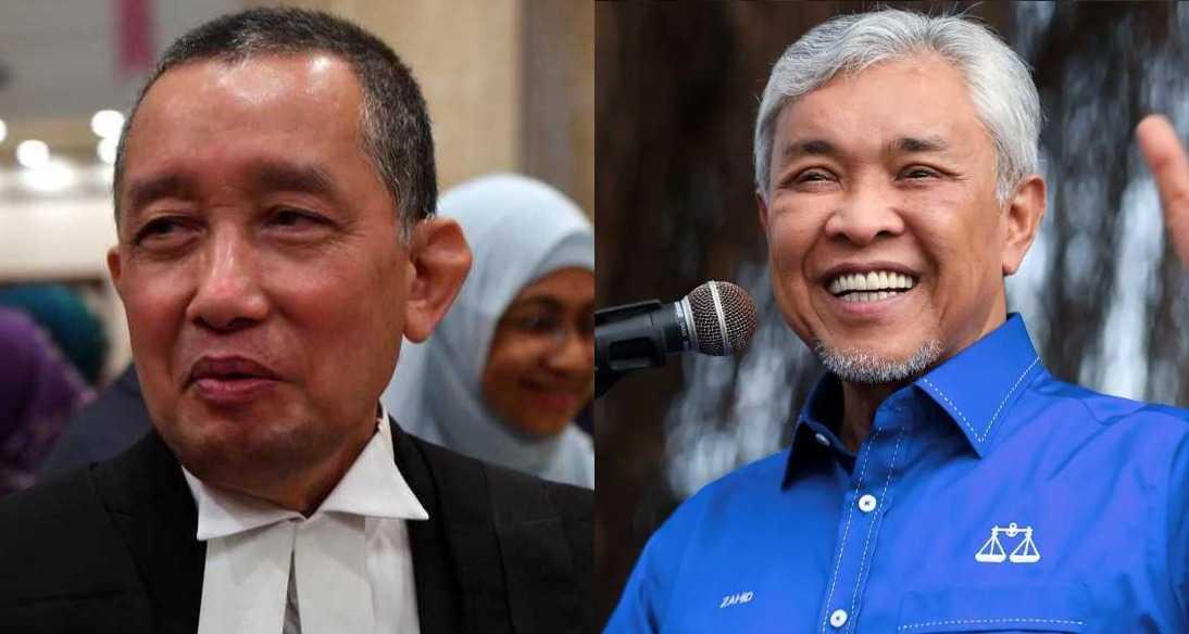 Attorney-General Idrus Harun (left) has remained silent in the face of reports that the lead prosecutor for Ahmad Zahid Hamidi's corruption trial has been removed from the case.
