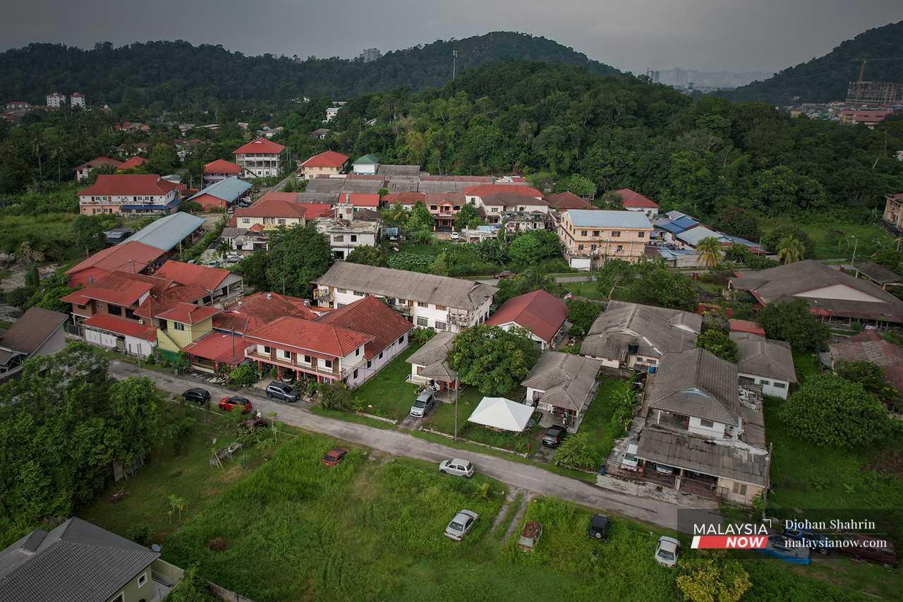 An aerial view of Taman Rawiyah Sulaiman Jaya in Batu 8, Gombak, where the villagers relocated after losing the struggle for their homes.