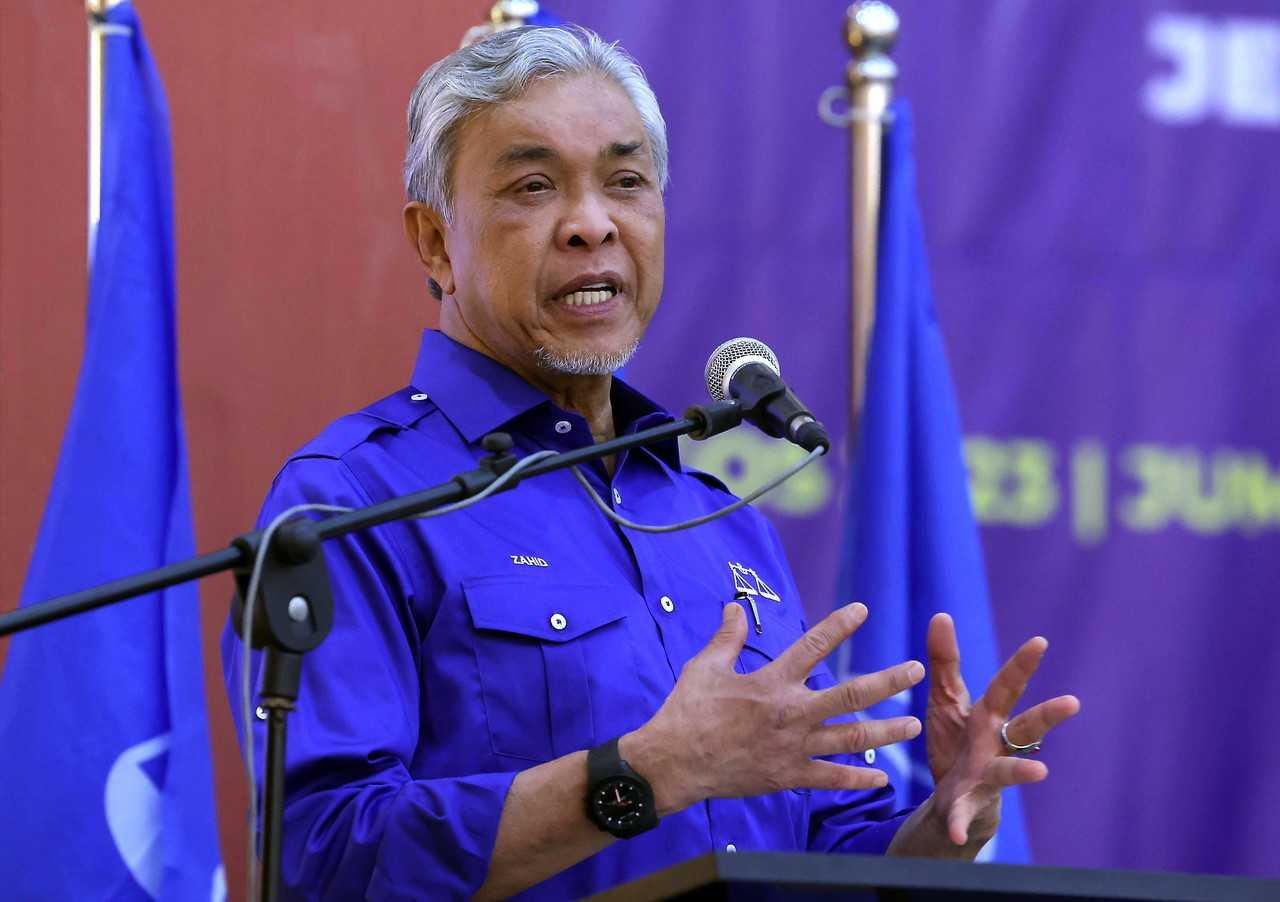 Umno president Ahmad Zahid Hamidi. Photo: Bernama