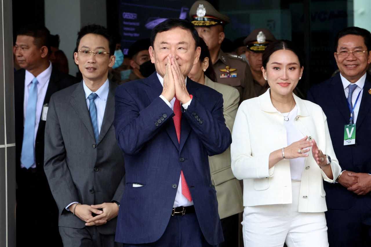 Bekas perdana menteri Thailand Thaksin Shinawatra. Gambar: Reuters