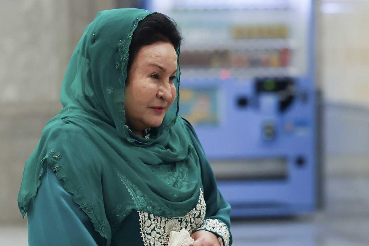 Isteri bekas perdana menteri Najib Razak, Rosmah Mansor. Gambar: Bernama