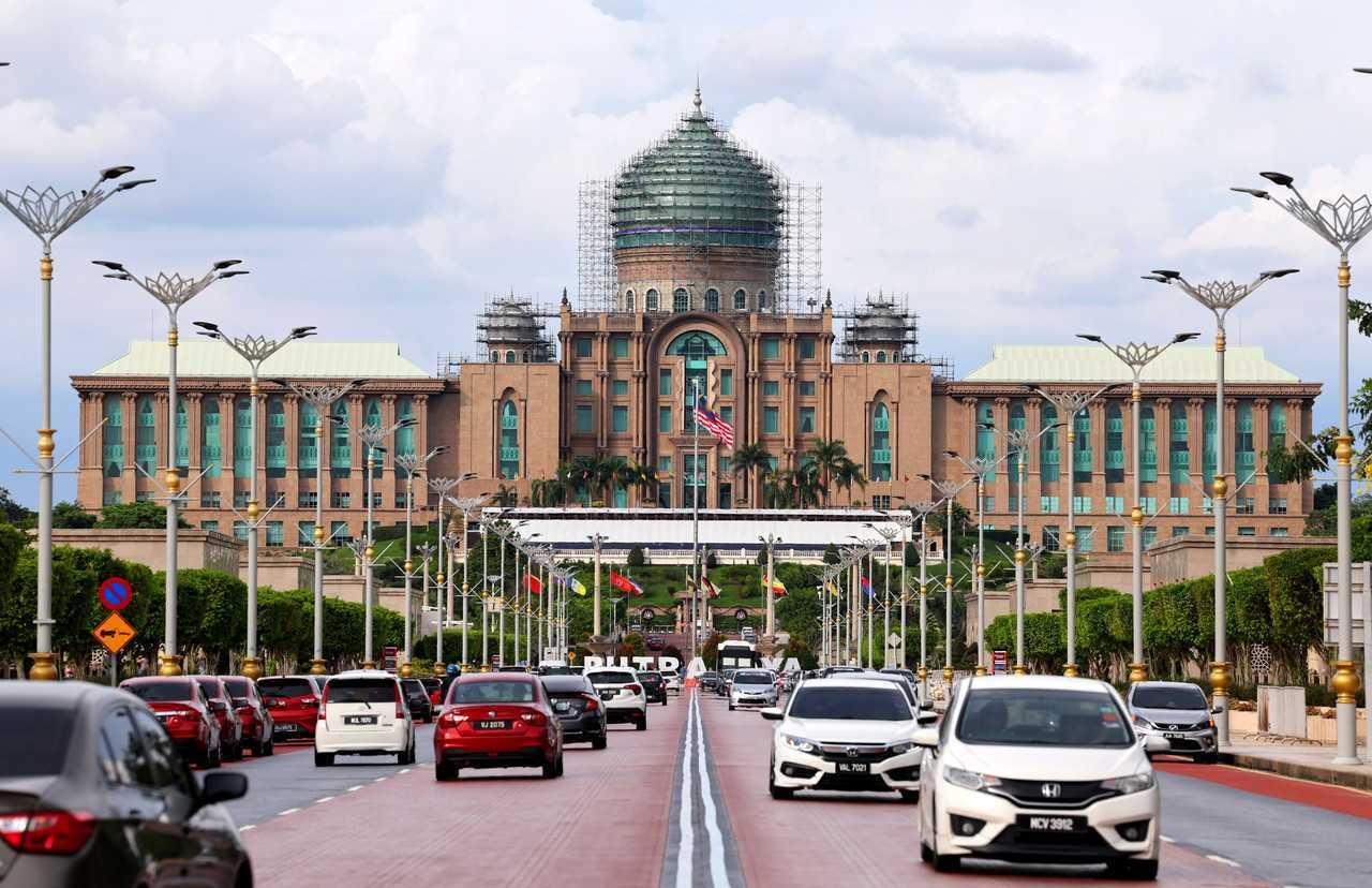 The Perdana Putra building in Putrajaya, which houses the Prime Minister's Office, among others. Photo: Bernama