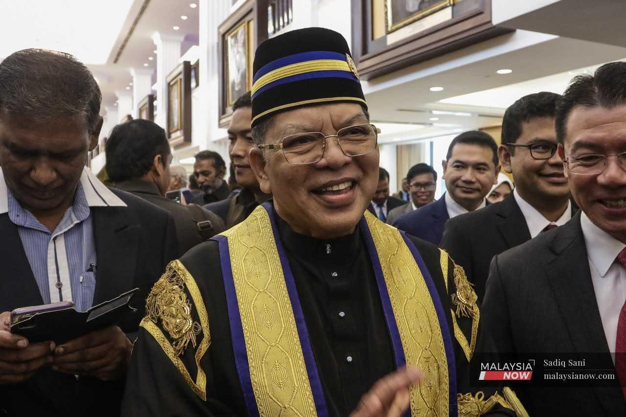 Dewan Rakyat Speaker Johari Abdul.