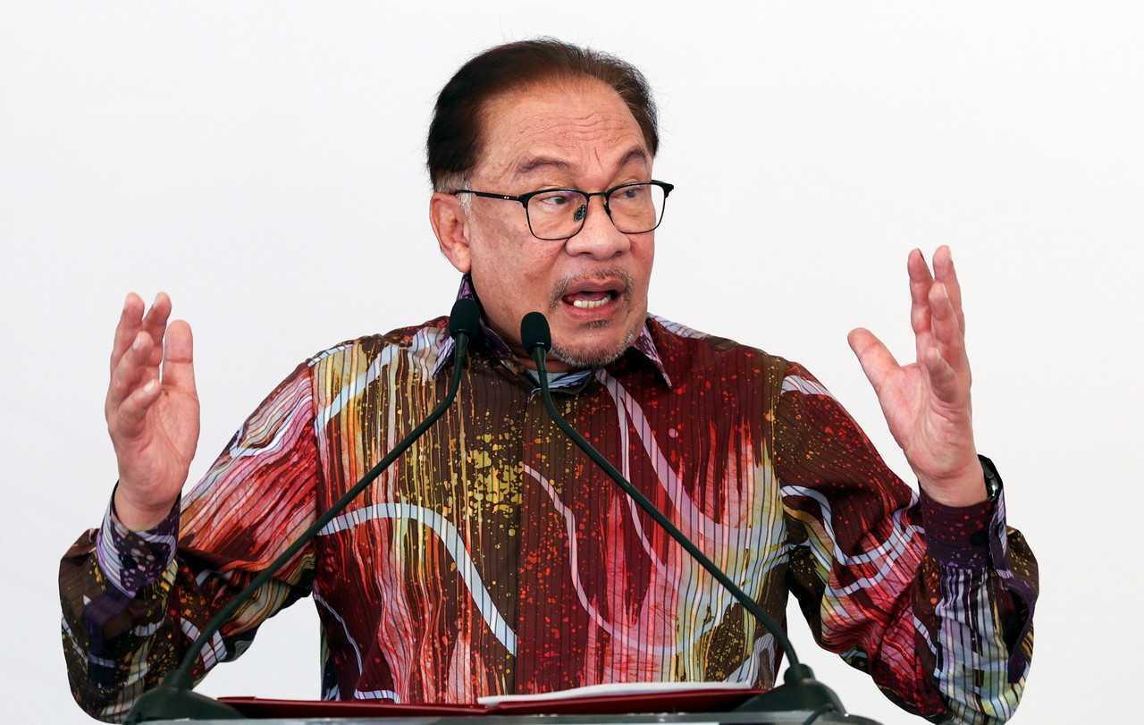 Perdana Menteri Anwar Ibrahim. Gambar: Bernama
