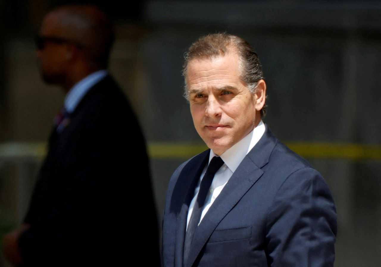 Hunter Biden departs federal court after a plea hearing on two misdemeanor charges of willfully failing to pay income taxes in Wilmington, Delaware, US July 26. Photo: Reuters