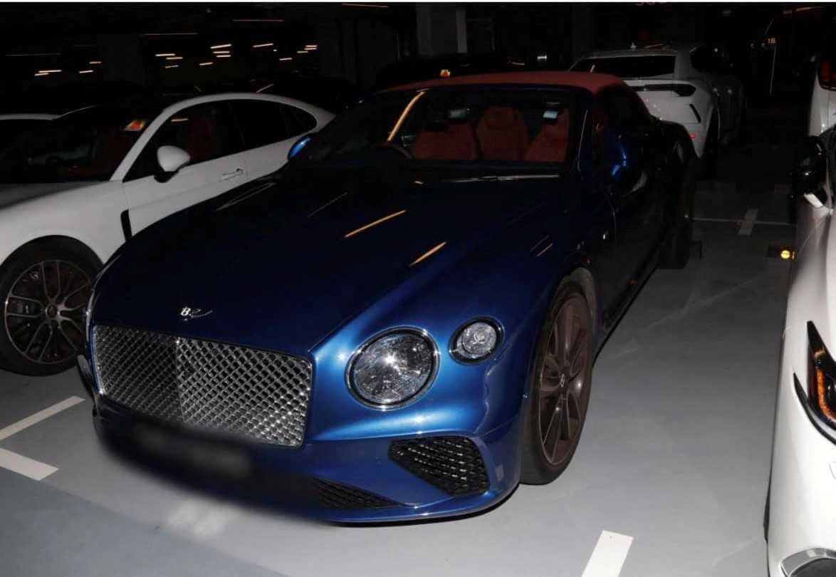 This picture shows luxury vehicles seized during a police raid, in Singapore, in this handout picture released on Aug 16. Photo: Reuters